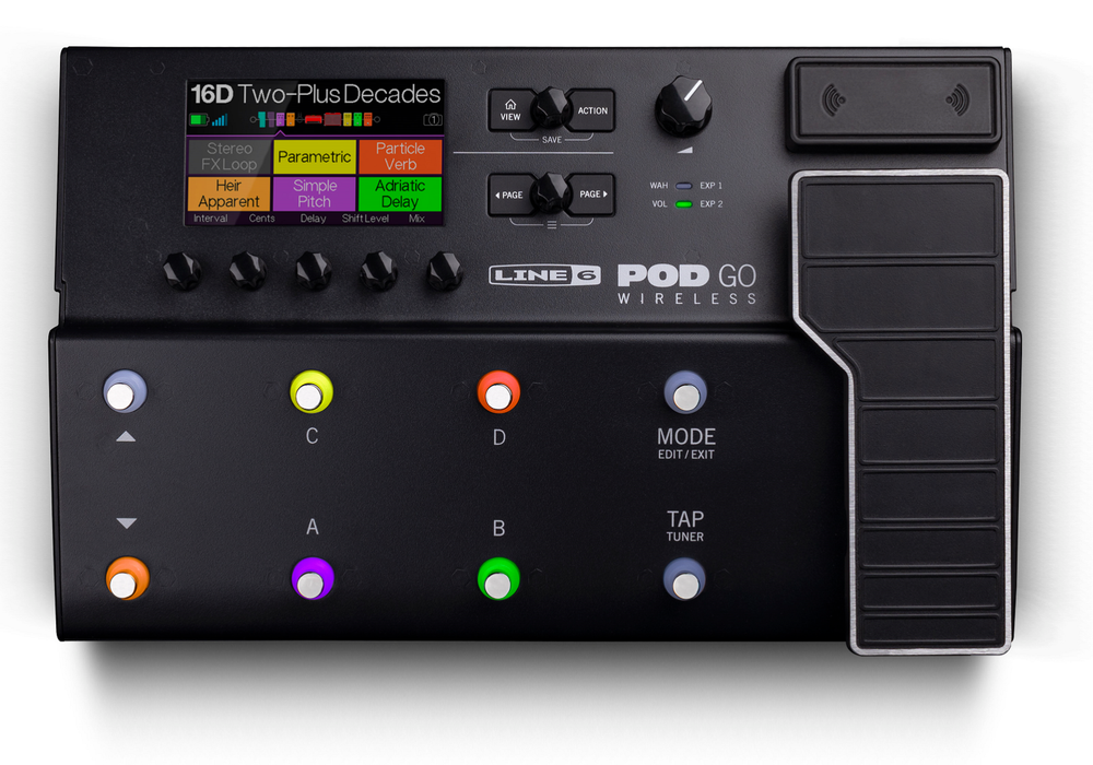 Open Box Line 6 POD Go Wireless Amp Modeler Guitar Multi Effects Processor Pedal