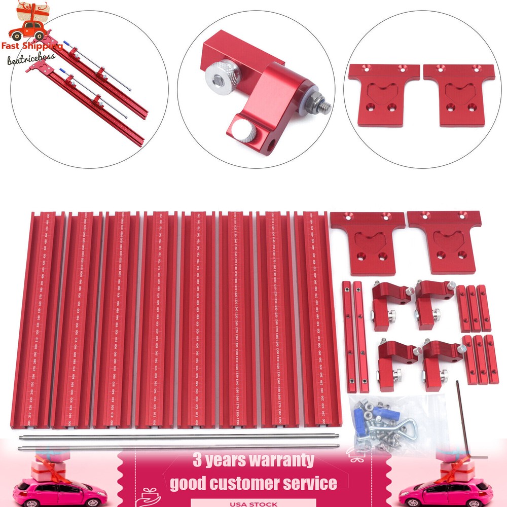 Parallel Rail Guide System Track Saw Woodworking Guide Carpentry Tool Set 120cm