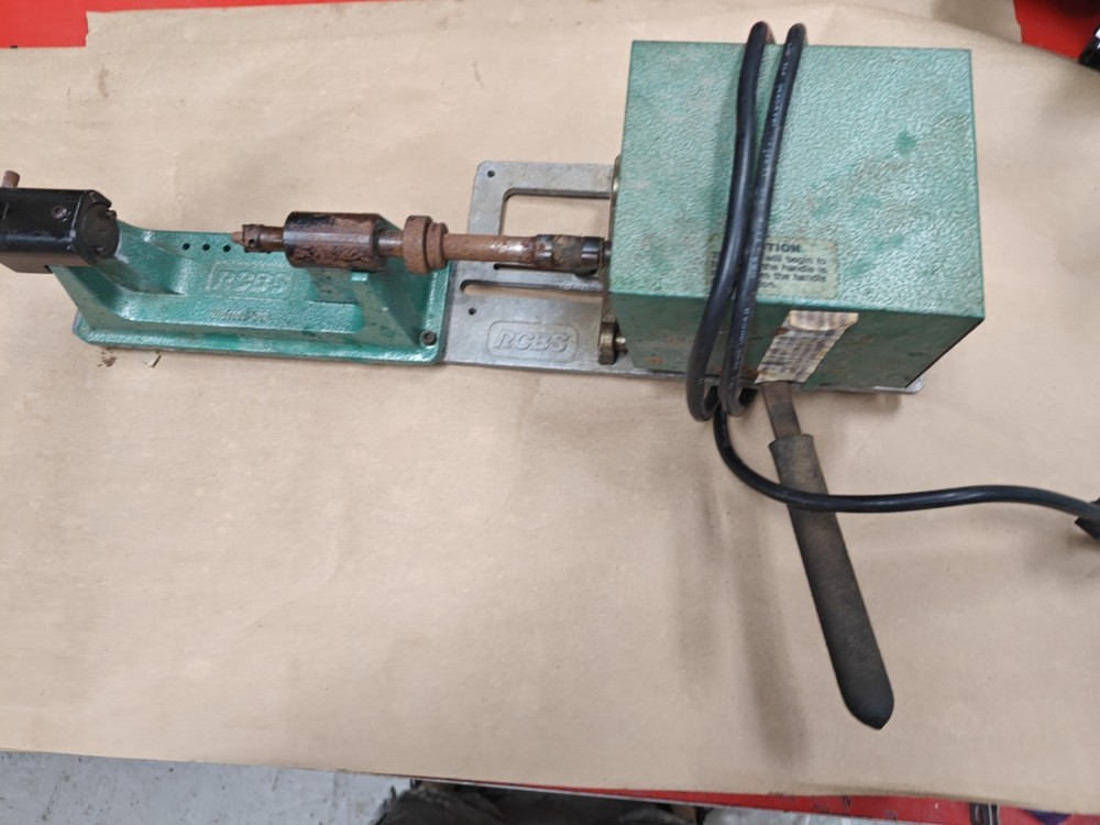 RCBS TrimPro Power Trimmer Reloading Tool case Trimmer