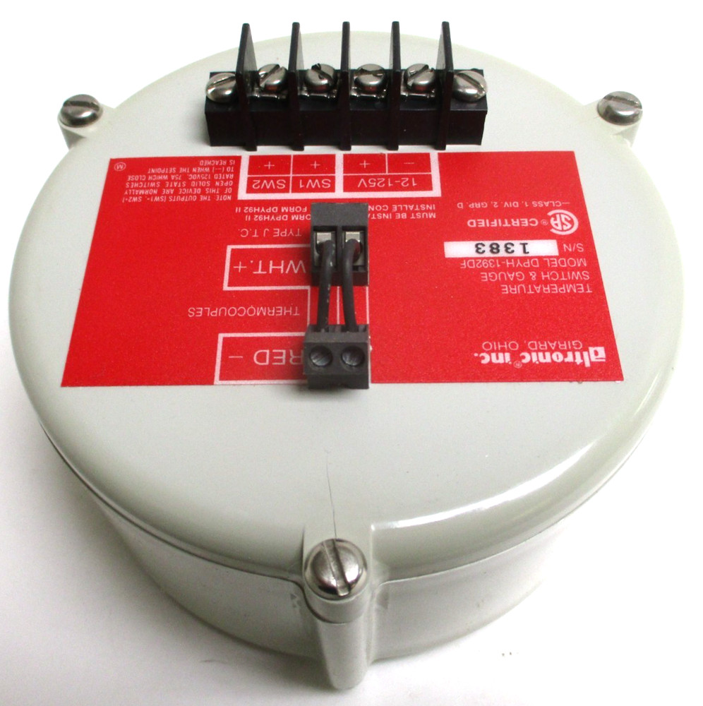 ALTRONICS , DPYH-1392DF , 2-POINT TEMPERATURE SWITH & GAUGE , SURPLUS