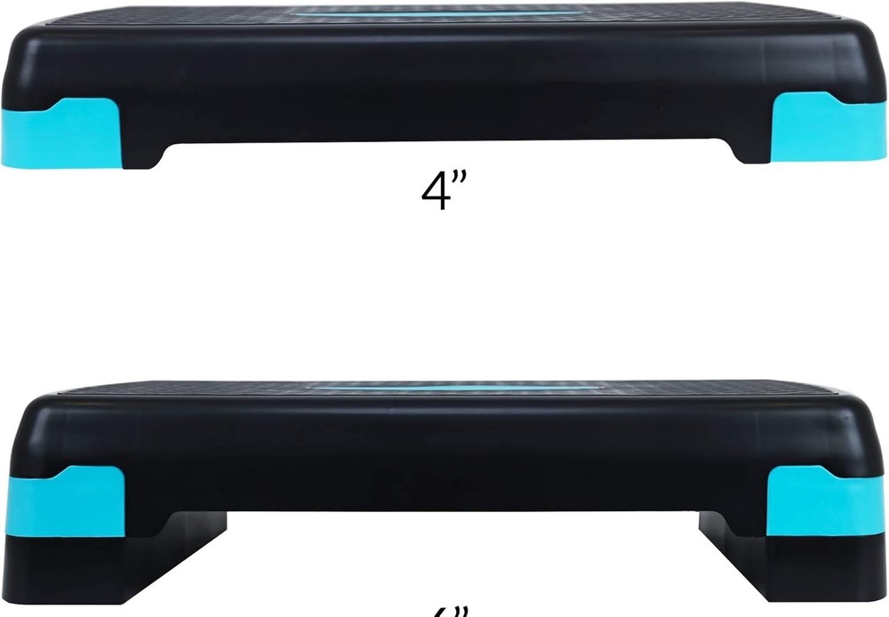 Multi-Color Aerobic Stepper with Adjustable Height - Ideal for Home Workouts