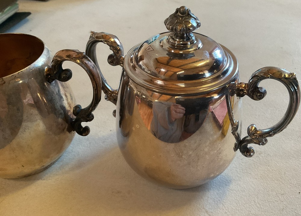 WM RODGERS Cream & Sugar Used