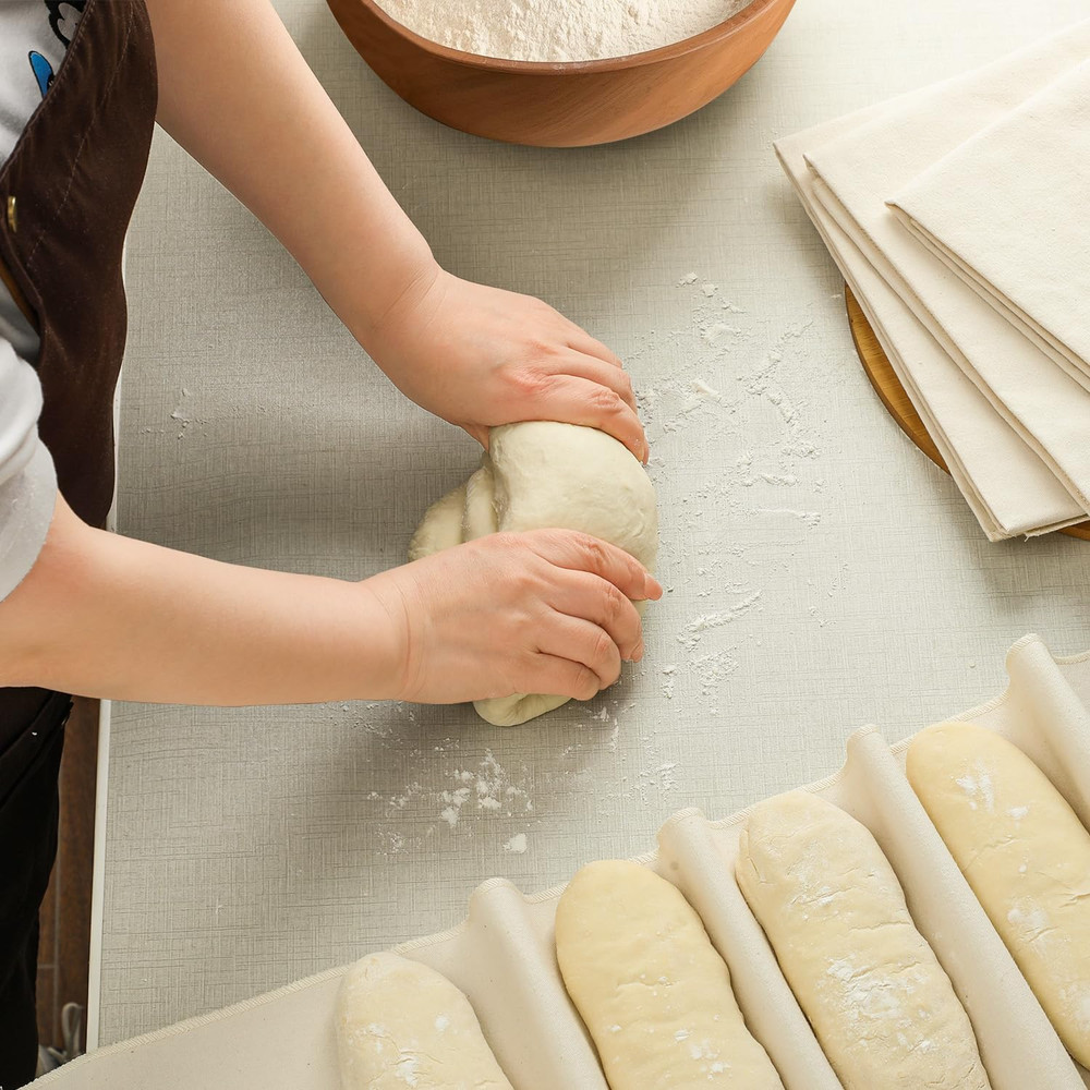 1 Pcs Thickened Bread Proofing Cloth for Baking Sourdough,28x28inch Bread Bas...