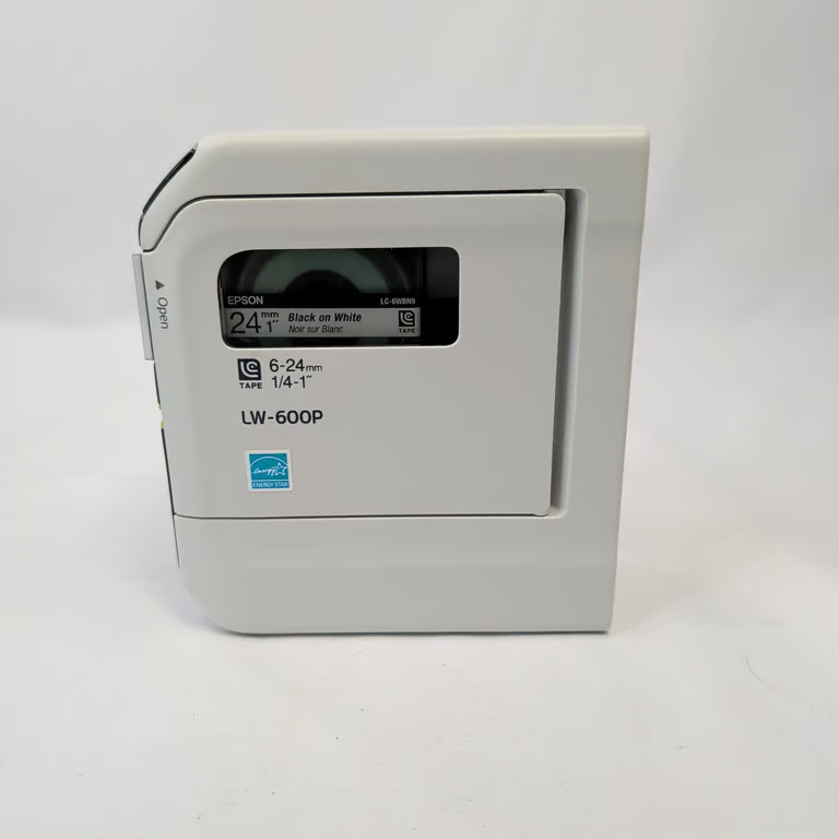 Epson LabelWorks LW-600P Portable Bluetooth Label Printer Maker iOS Android PC