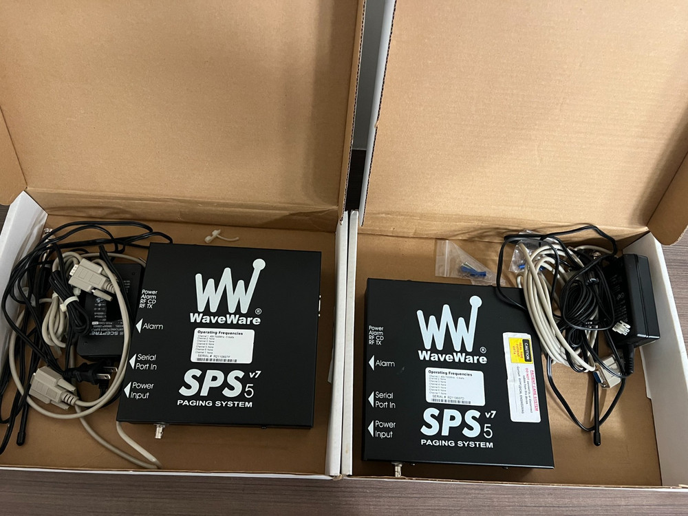 WAVEWARE SPS-5 PAGING SYSTEM