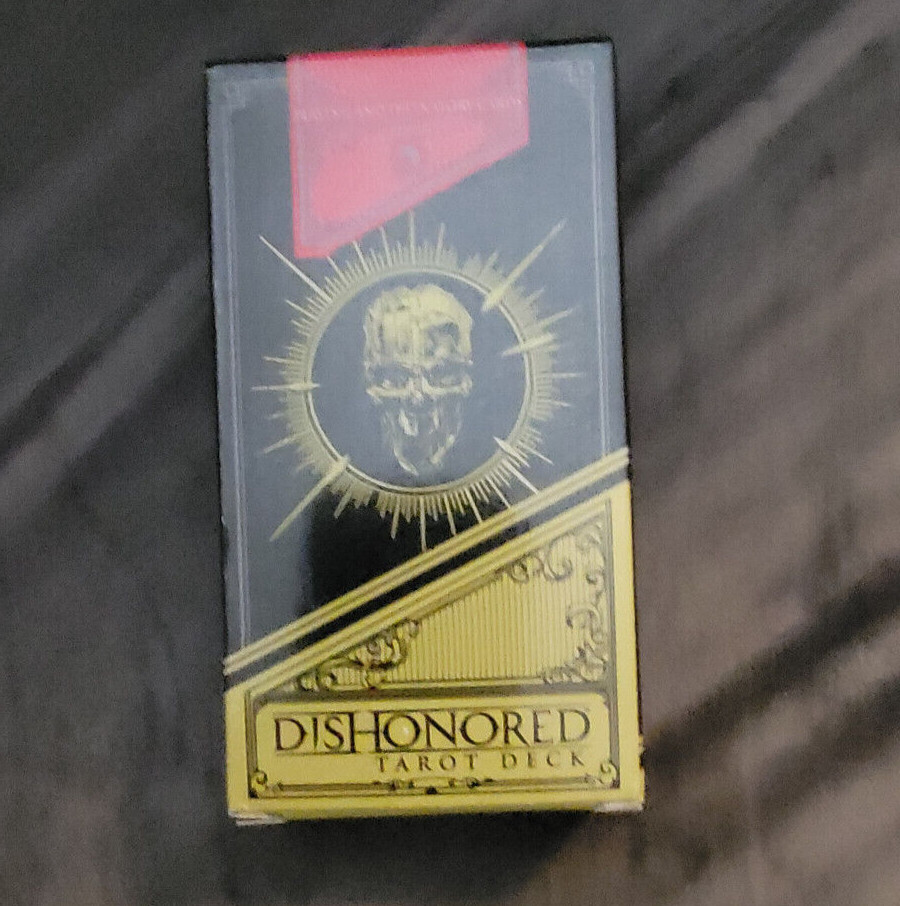 New Opened Box Dishonored Tarot Card Deck Preorder Promo