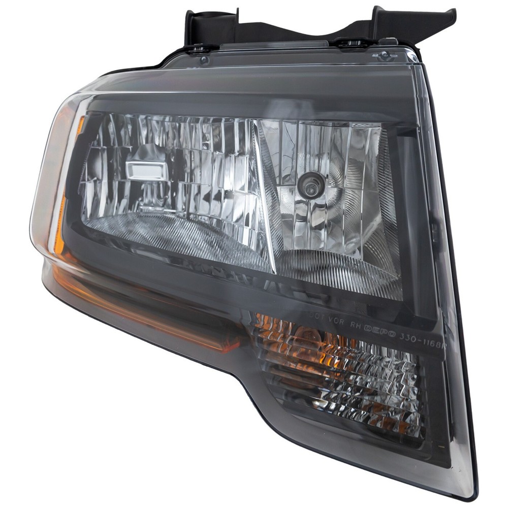 For 2015-2017 Ford Expedition Halogen Headlight w/Bulb Reflector Left+Right Pair