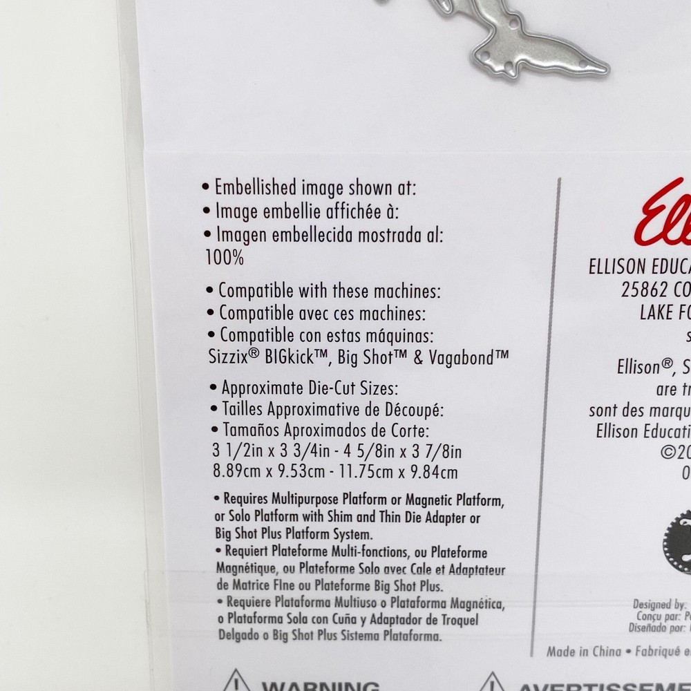 Sizzix Thinlits Birds Stars Pete Hughes Cutting Dies 662673 NEW