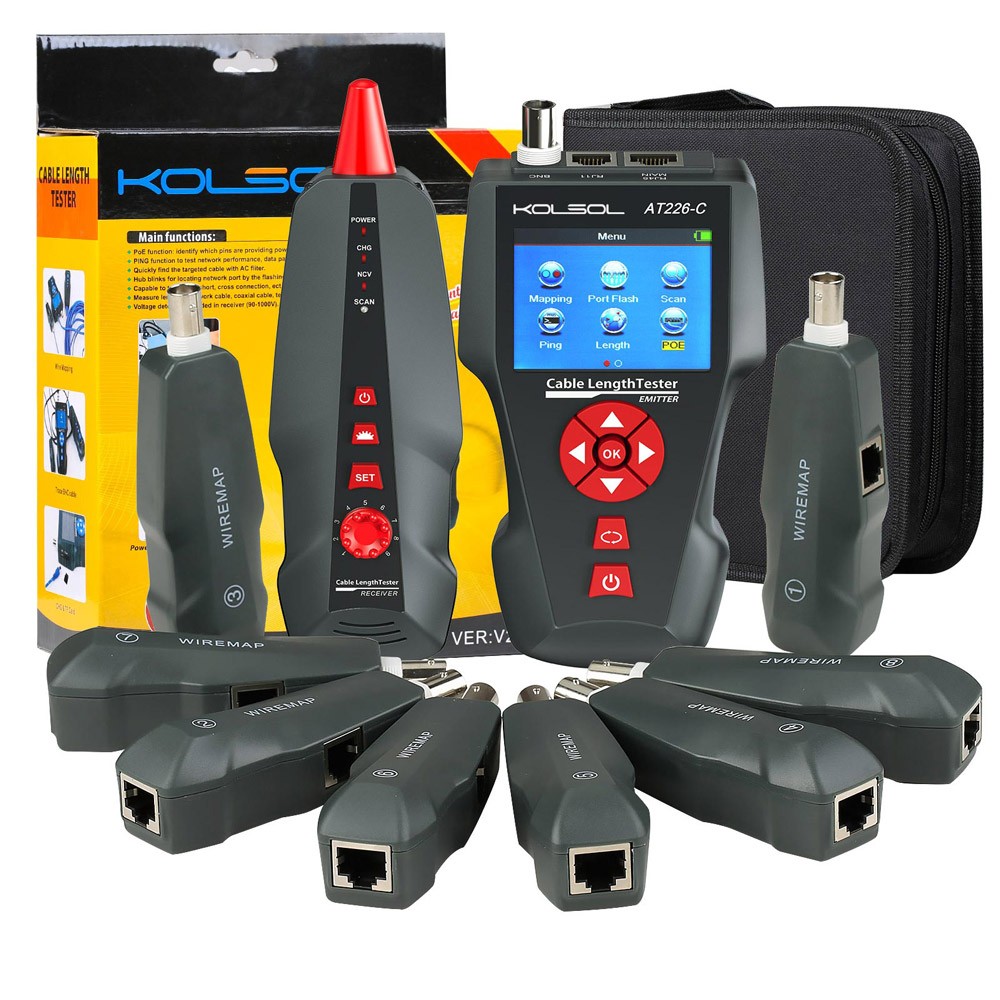 Network Cable Tester Multi-Functional LAN Ethernet RJ45 UTP Diagnose Tone Tracer