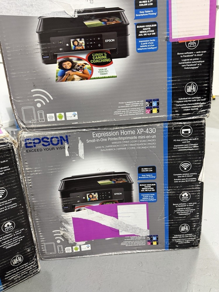 New Epson Expression Home Wireless Printer XP-410
