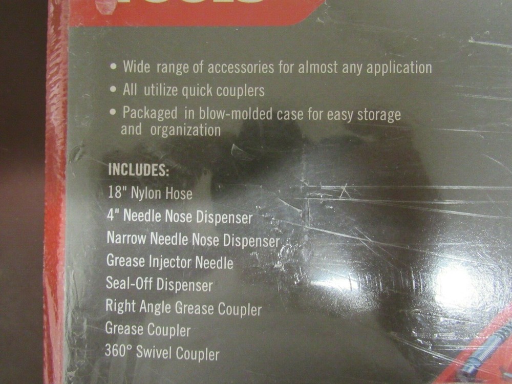 Mac Tools 8 Piece Grease Gun Adapter Set, NEW