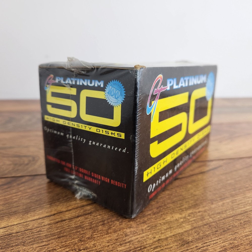 50 High Density Formatted Double Sided Floppy Disks GT Interactive NEW Sealed