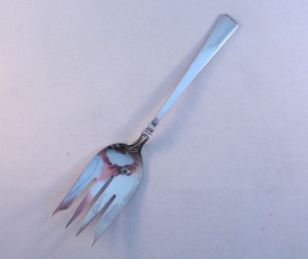 CLASSIC BEAUTY- F. SMITH STERLING COLD MEAT FORK