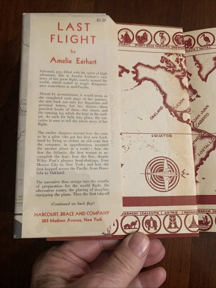 Aviation History -- Rickenbacker SIGNED, Lindbergh, Earhart, Lear SIGNED