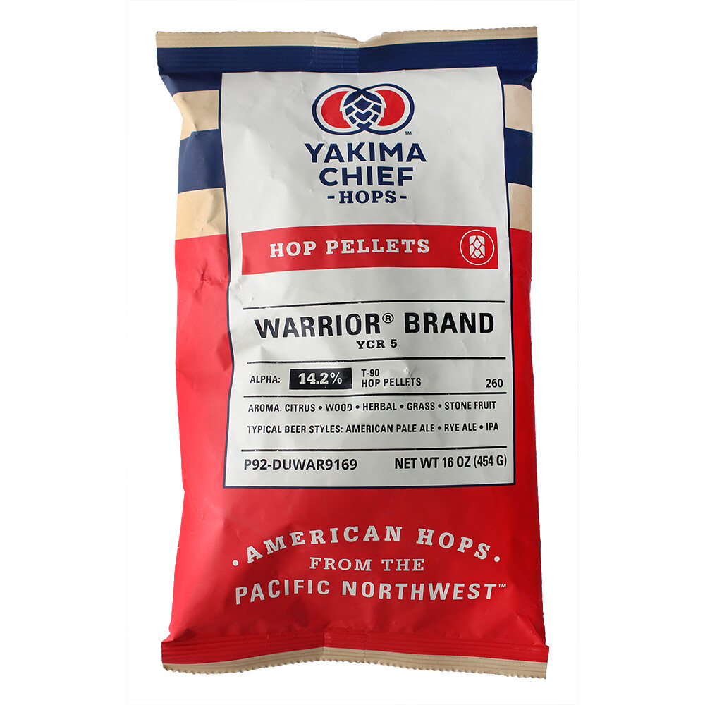 Warrior Hop Pellets 1 lb for Home Brew Beer Making