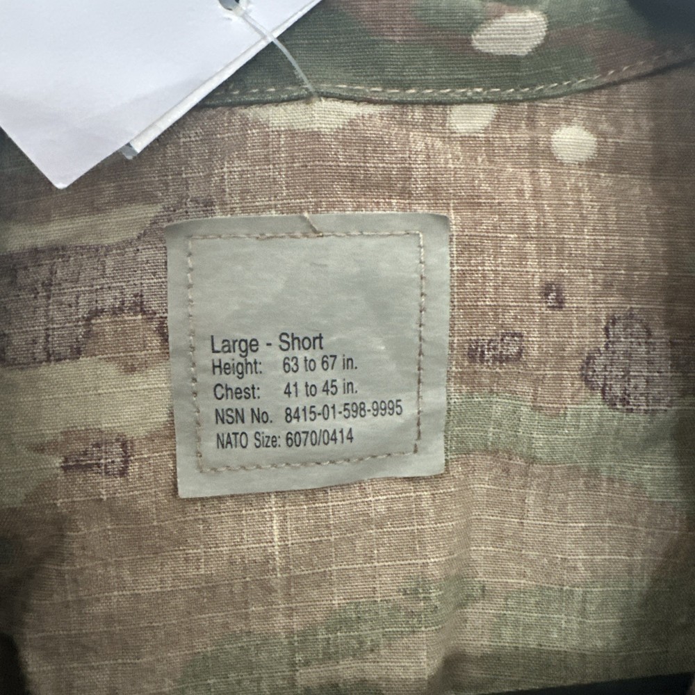 Army/Air Force Scorpion Uniform, Top Large Short