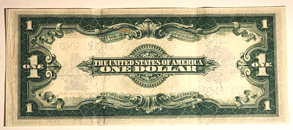 LOT of 2 SILVER CERTIFICATE SERIES 1923 CONSECUTIVE SEQUENTIAL LARGE ONE $ NOTES