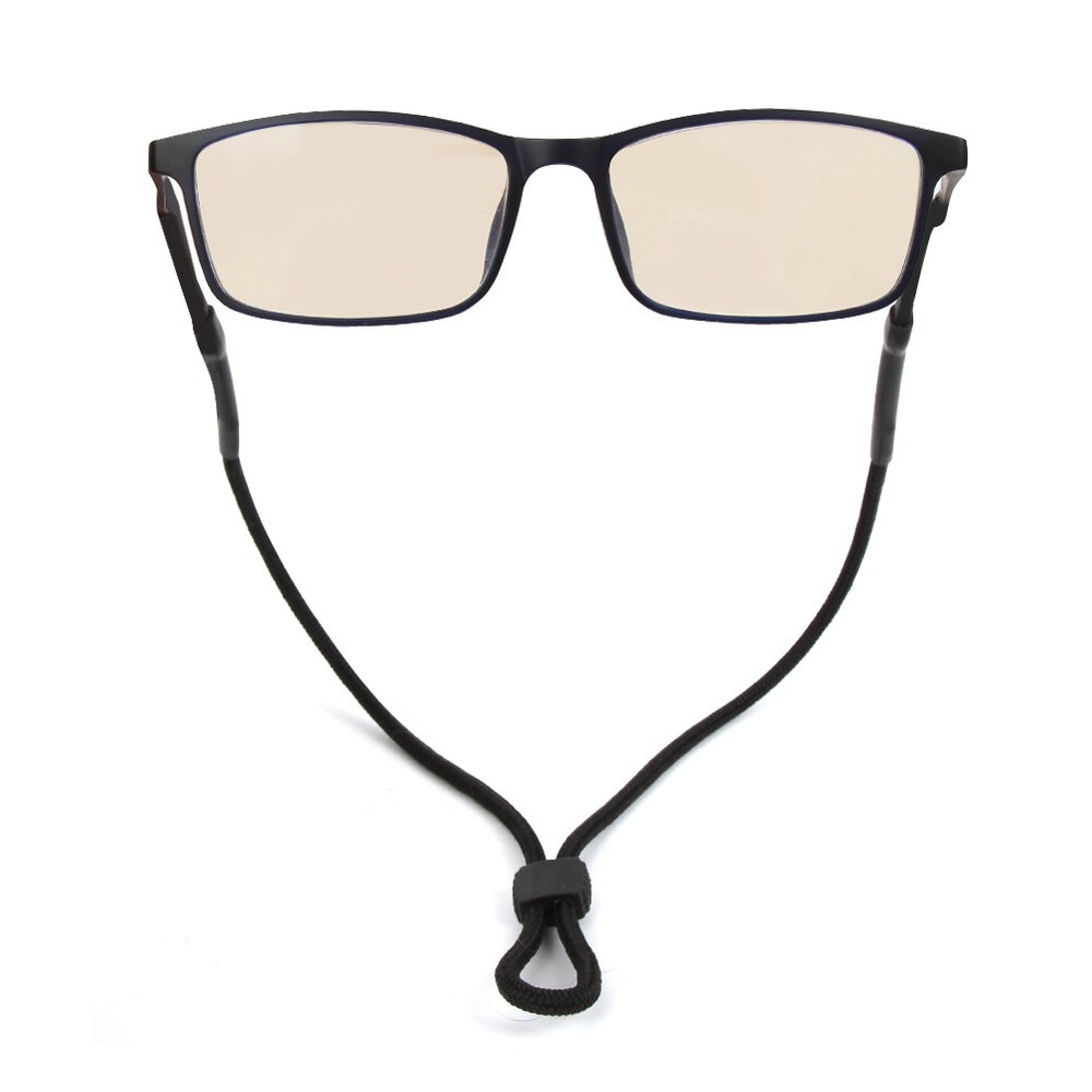 Eye Glasses Lanyard Adjustable Retainer Cord String Strap Holder Black