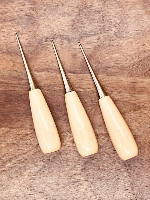 Natural wood scratch awl