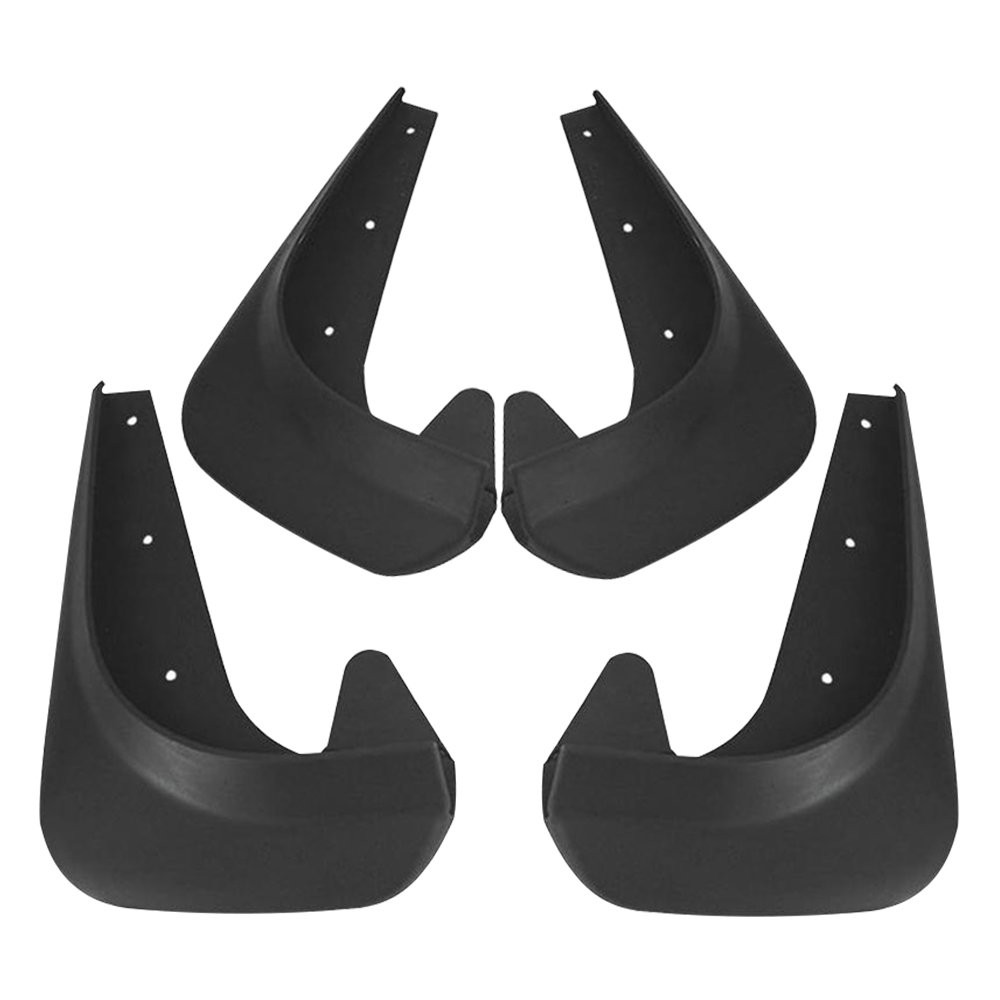 4PCS Universal Car solid Wearing Mud Flaps Splash Guards Front Rear Fender