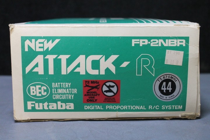 Futaba New Attack-R FP-2NBR Digital Proportional RC System CONTROLLER ONLY & Box