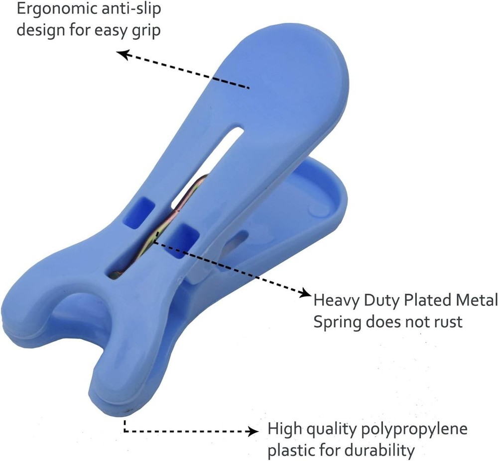 Foldable Plastic Hanging Dry Rack with 28 Clothespins - Space Saver Drier