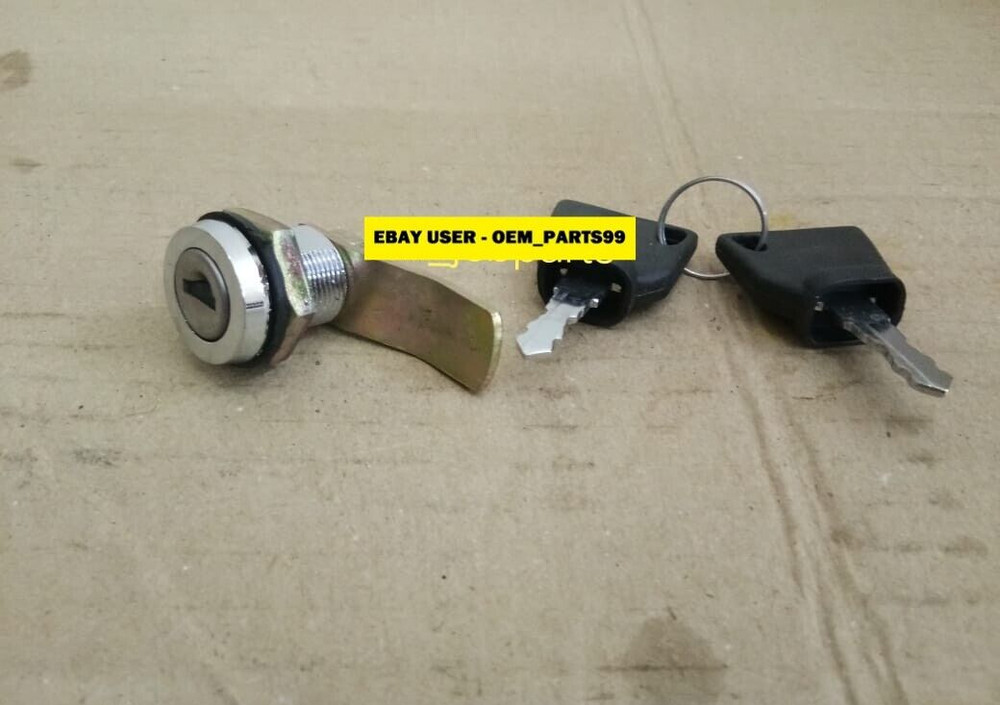 Jcb Lock Barrel Assyembly For Front Grill With 2 Keys (Part 333/C3143 701/45501)