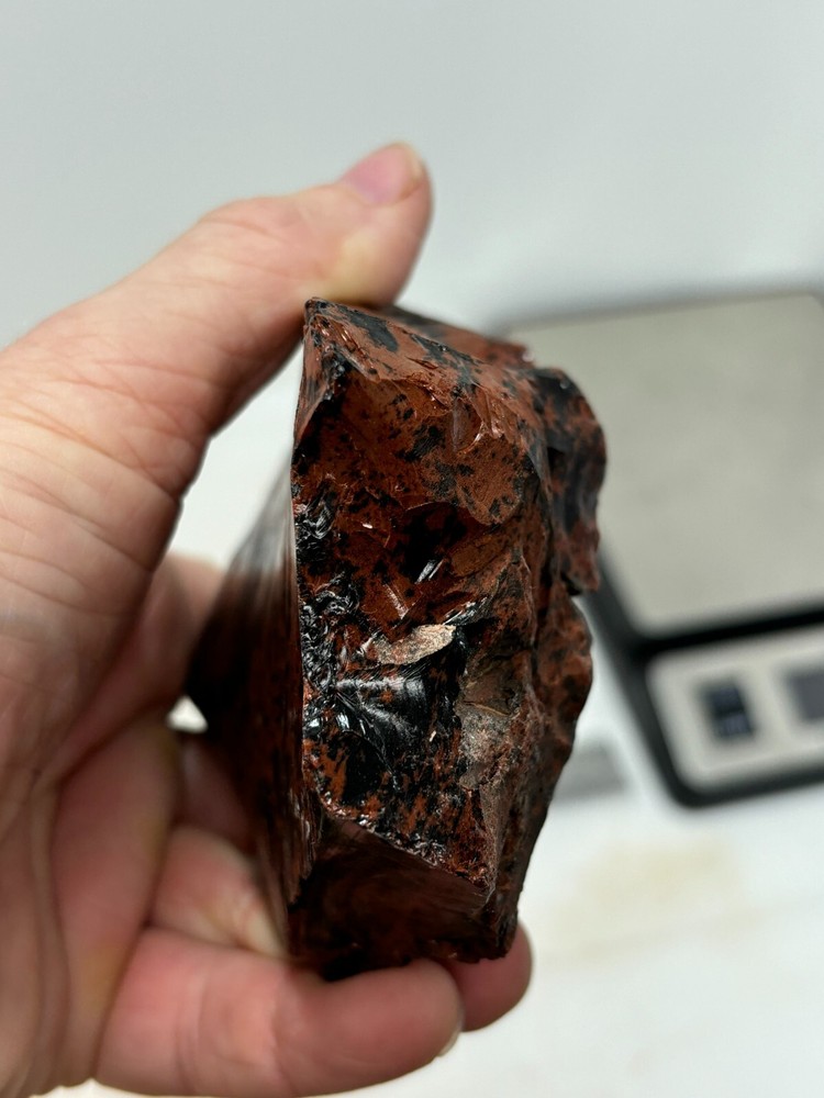 Meca Obsidian aka Mahogany rough Lapidary Cabbing Knapping Combo ship
