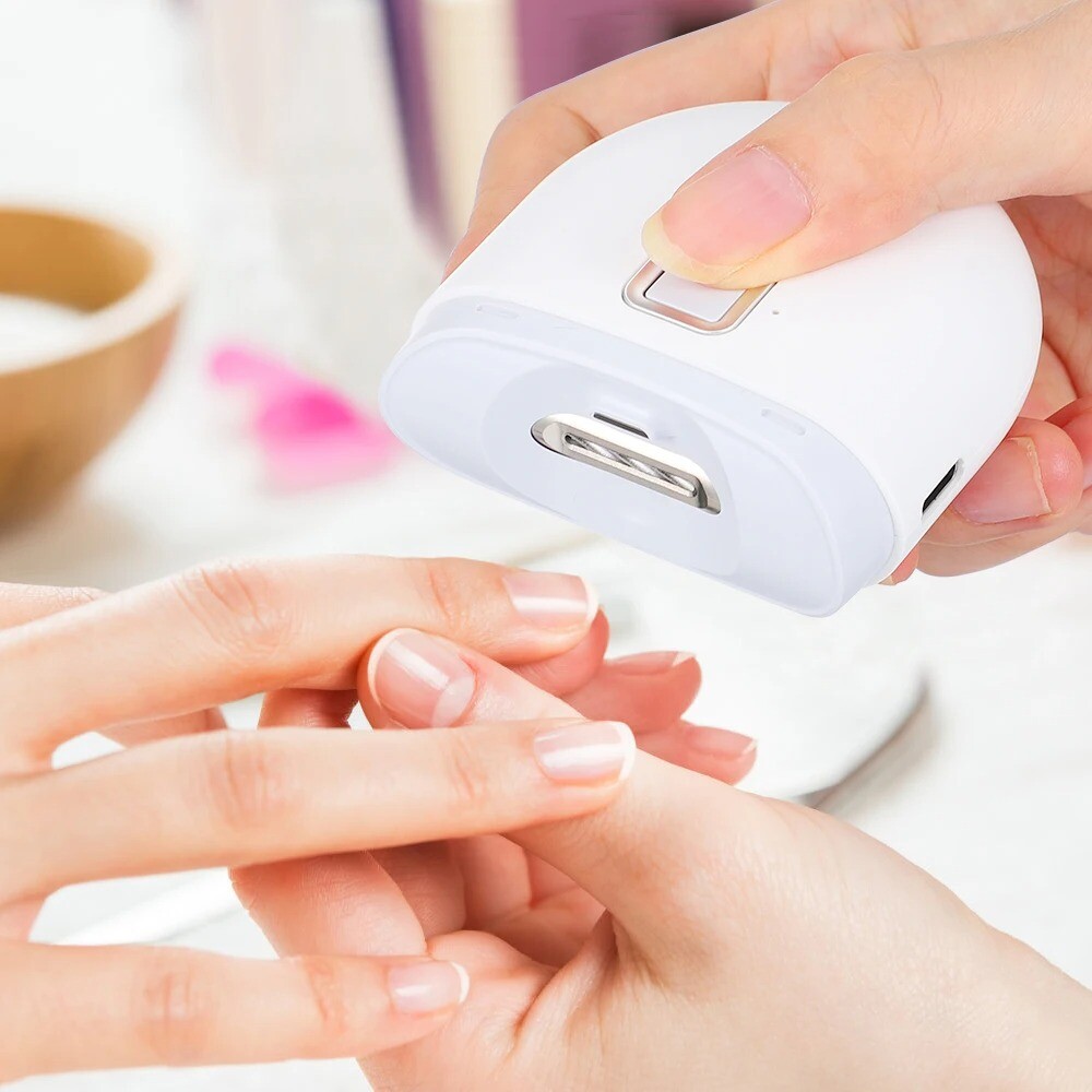 Safe Electric Nail Clipper Durable Automatic Thick Nails Trimmer Cutter Tools US