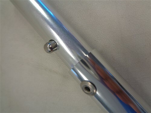 BIMINI 5" FRAME ADJSUTABLE EXTENSION POLE & PLASTIC END 17446-00 MARINE BOAT