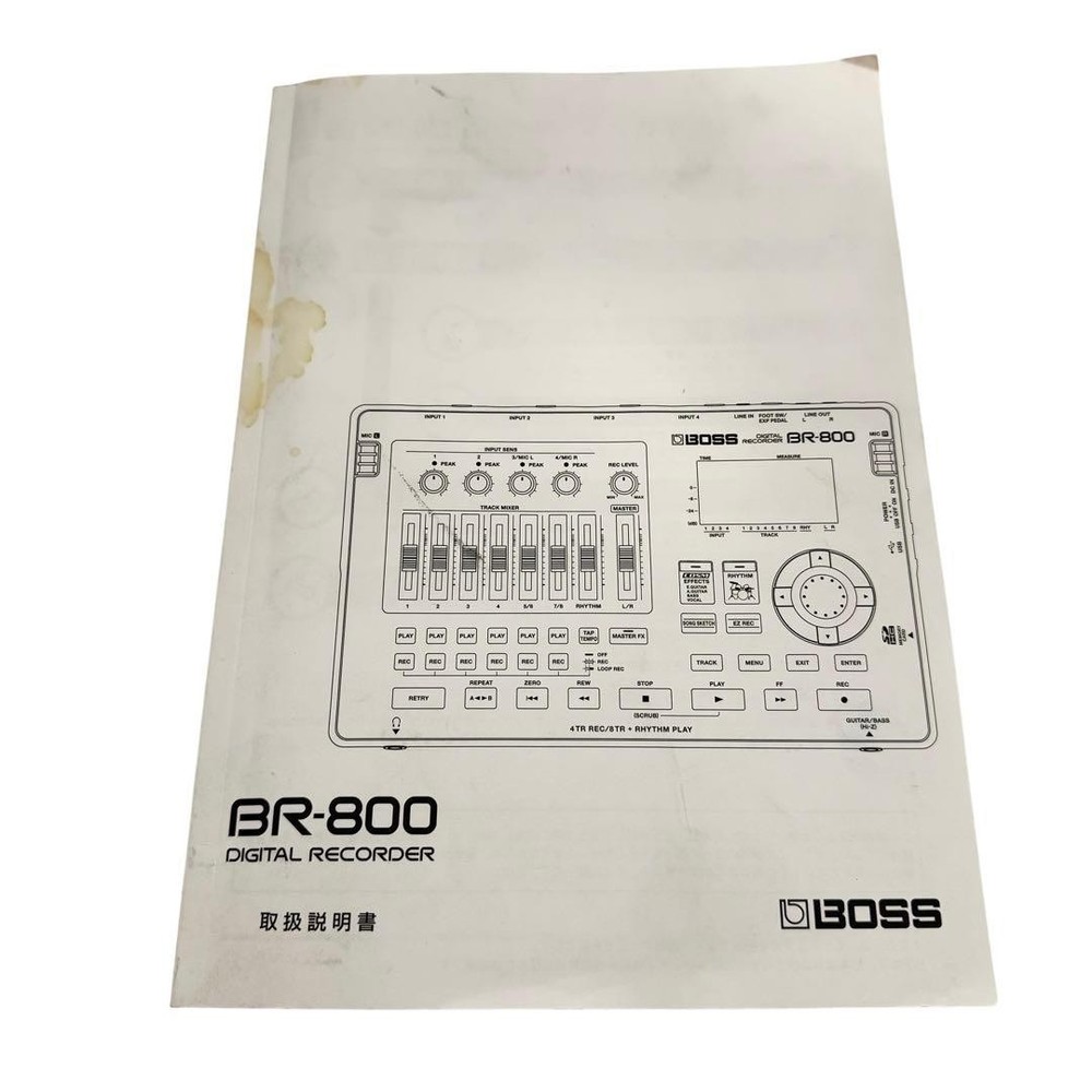BOSS BR-800 Multitrack Recorder Complete Accessories Excellent Condition Japan
