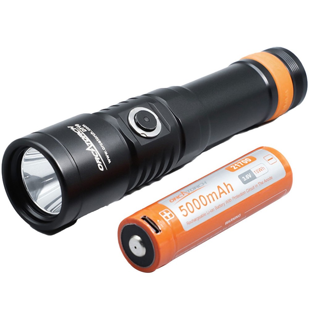 OrcaTorch D710 3000 Lumens Dive Light - 2 Pack