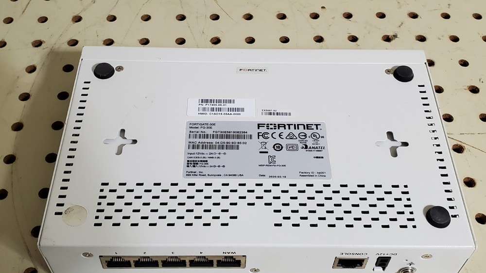 Fortinet FortiGate 30E FG-30E Network Security Firewall Appliance