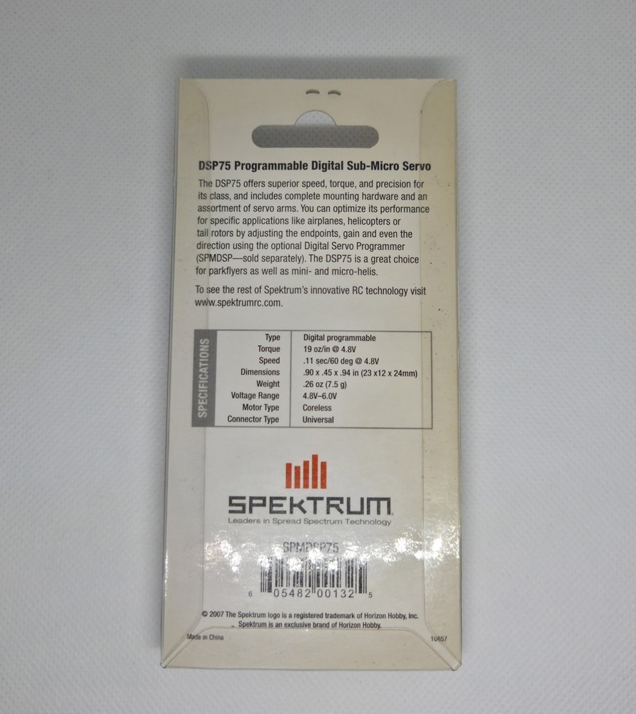 Spektrum DSP74 Programable Digital Sub-Micro Servo ~ SPMDSP75