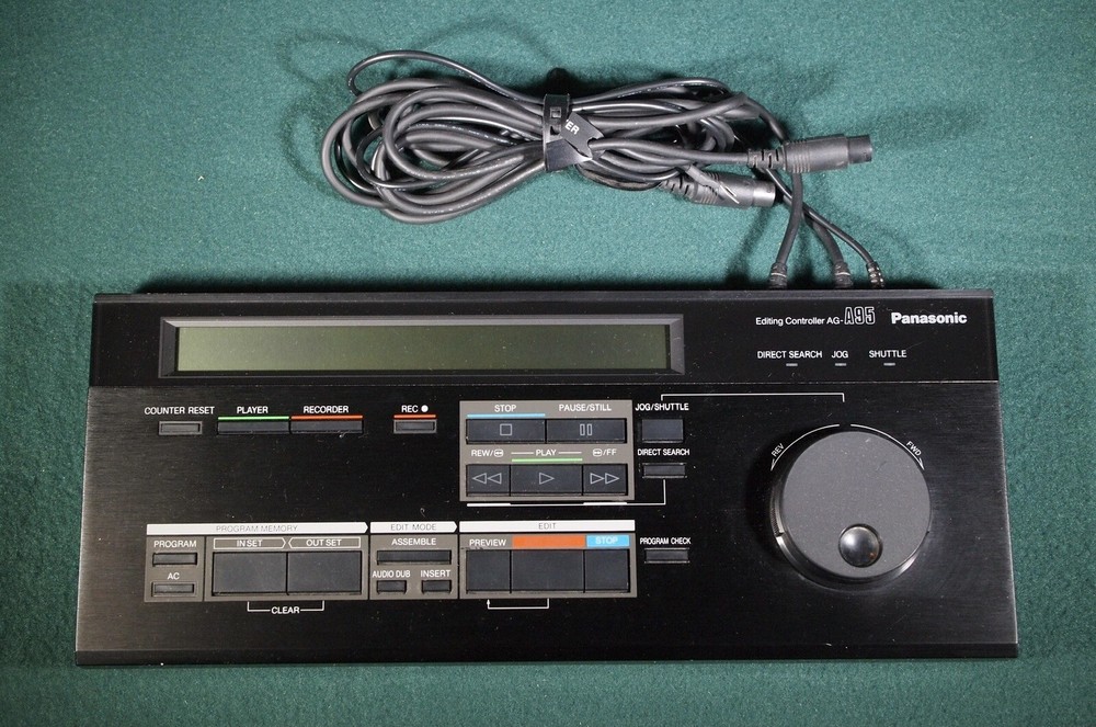 Panasonic Video Editing Controller AG-A95 for AG-1960 VCR’s ?Others