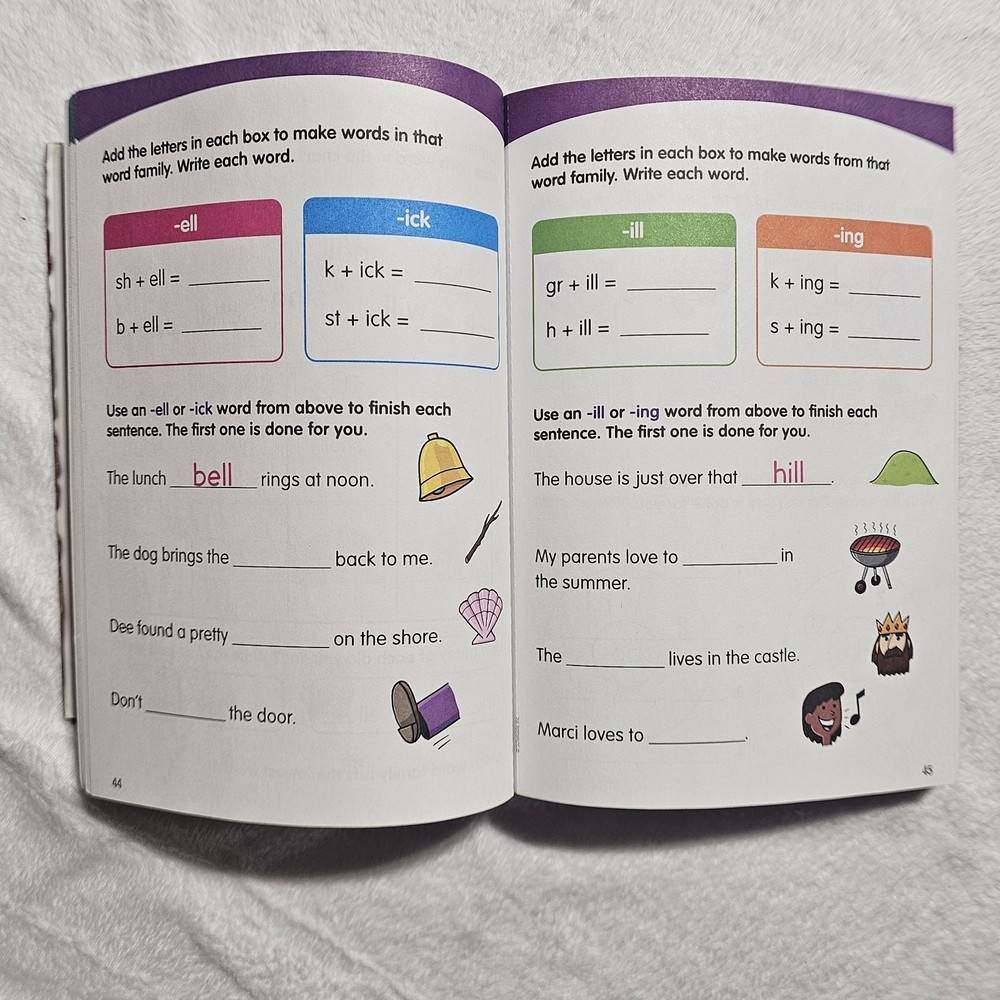 Children Activity Book | Ages 4-6 Fun Learning Activities | New