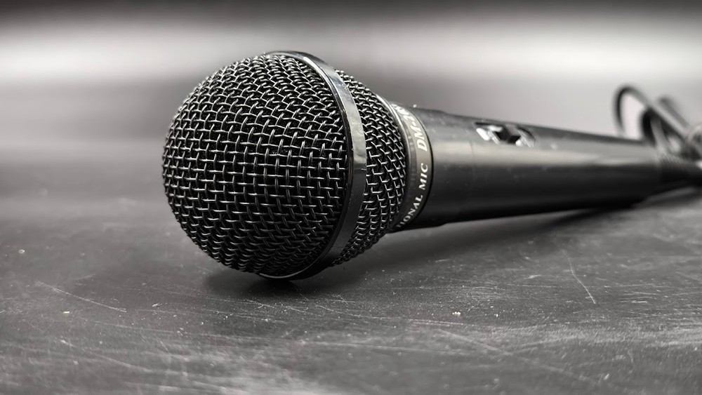 Uni-Directional DM-20SL Microphone Used Working Black