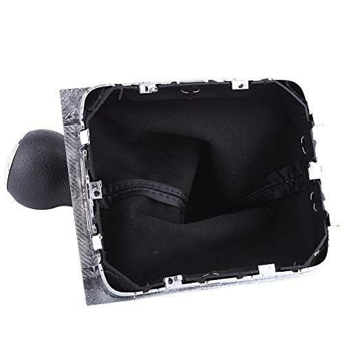 Manual Shift Knob Boot 6 Speed Car Gear Shift Knob Stick Gaiter Boot Frame