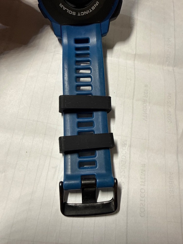 Garmin Instinct Solar 45mm Royal (GPS) with Box Papers Charging Cable