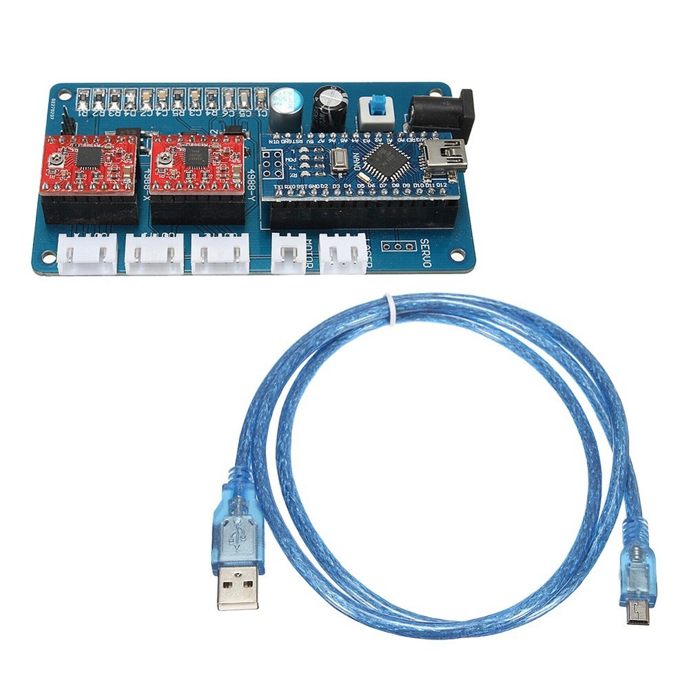 DIY laser cutter for DIY laser cutter features mini USB interface