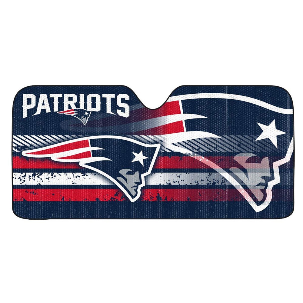 New England Patriots Sunshade Bubble double sided 58''x 27'' Universal Protector