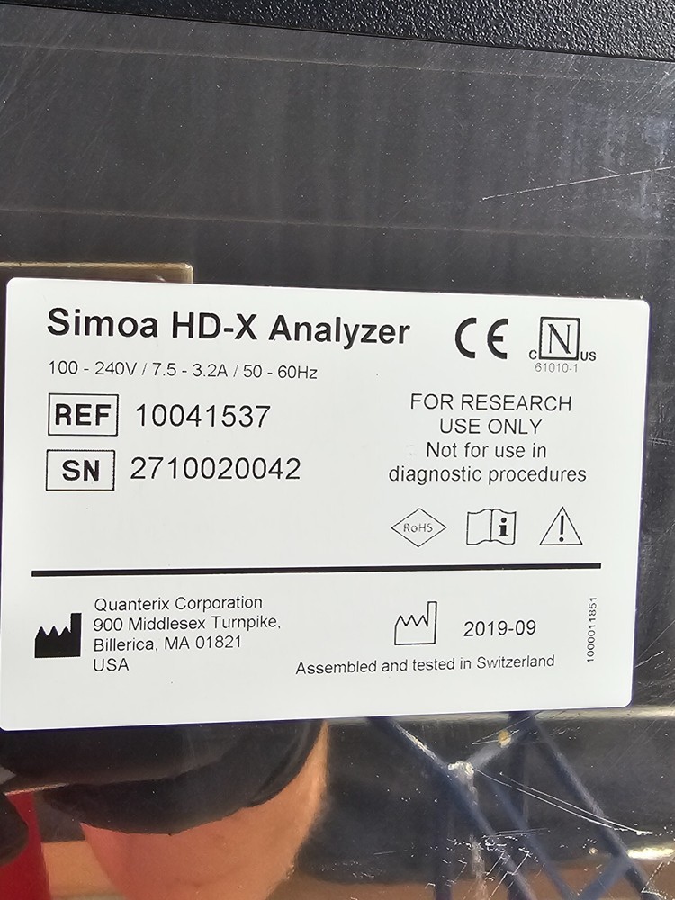 QUANTERIX SIMOA HD-X ANALYZER