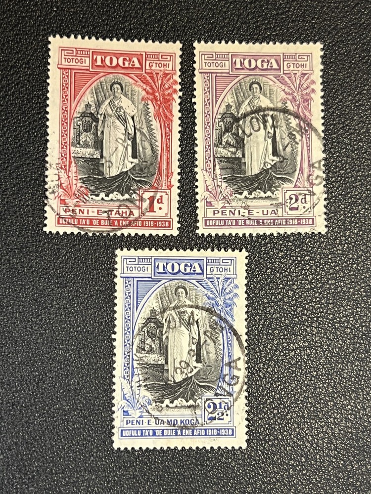Tonga stamp 70-72 used