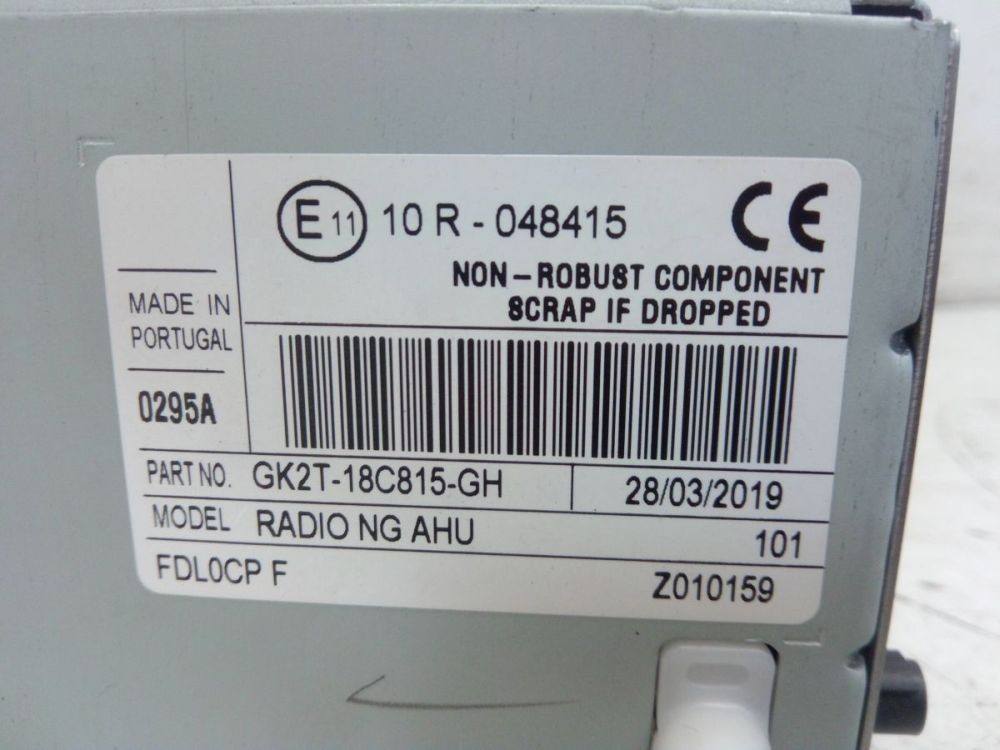 Radio/CD Changer Combination Code Pas Available. For Ford Transit V36