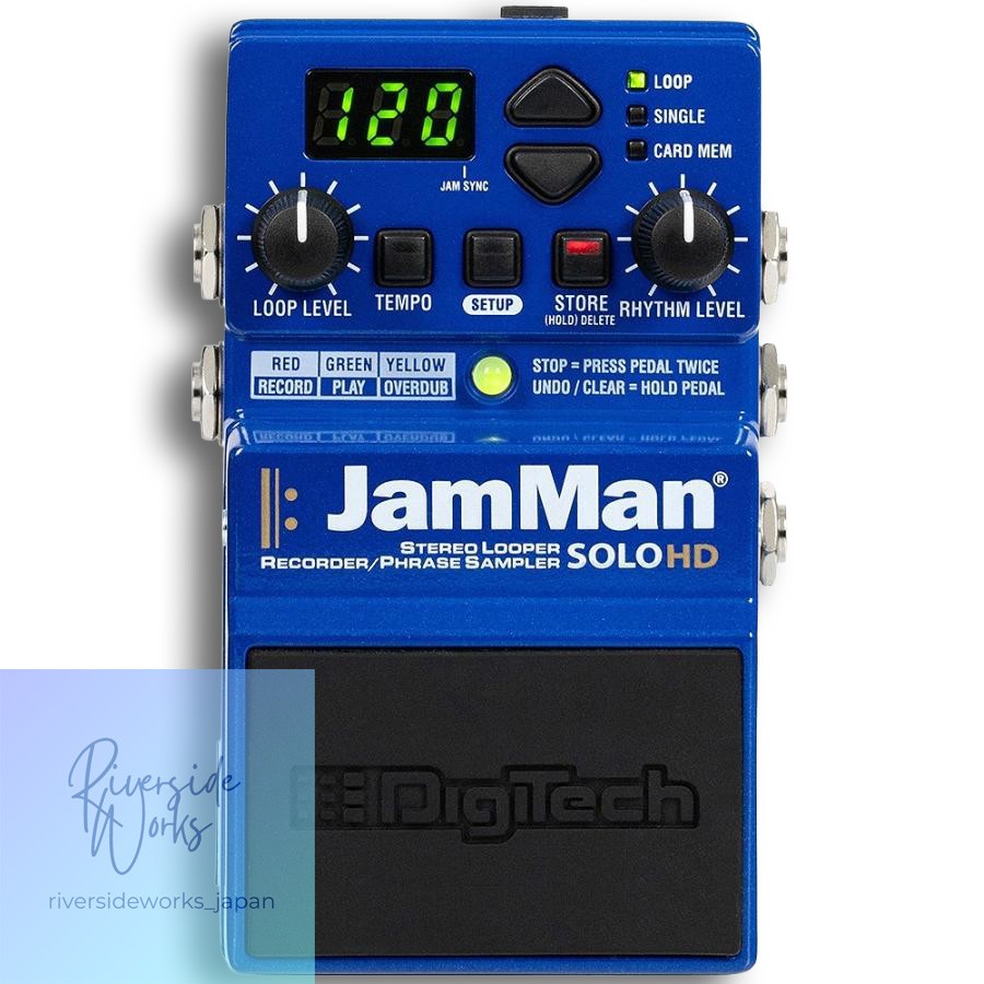 Digitech JamMan Solo HD Stereo Looper Phrase Sampler Used