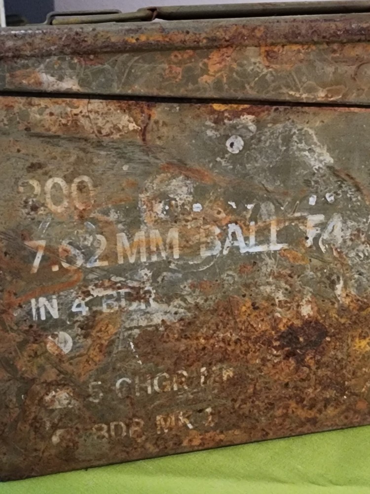 Vintage Military Ammo Box