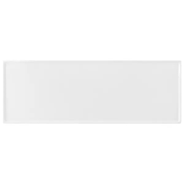 TableCraft CW2107W Rectangular Full Size Cooling Serving Tray - White