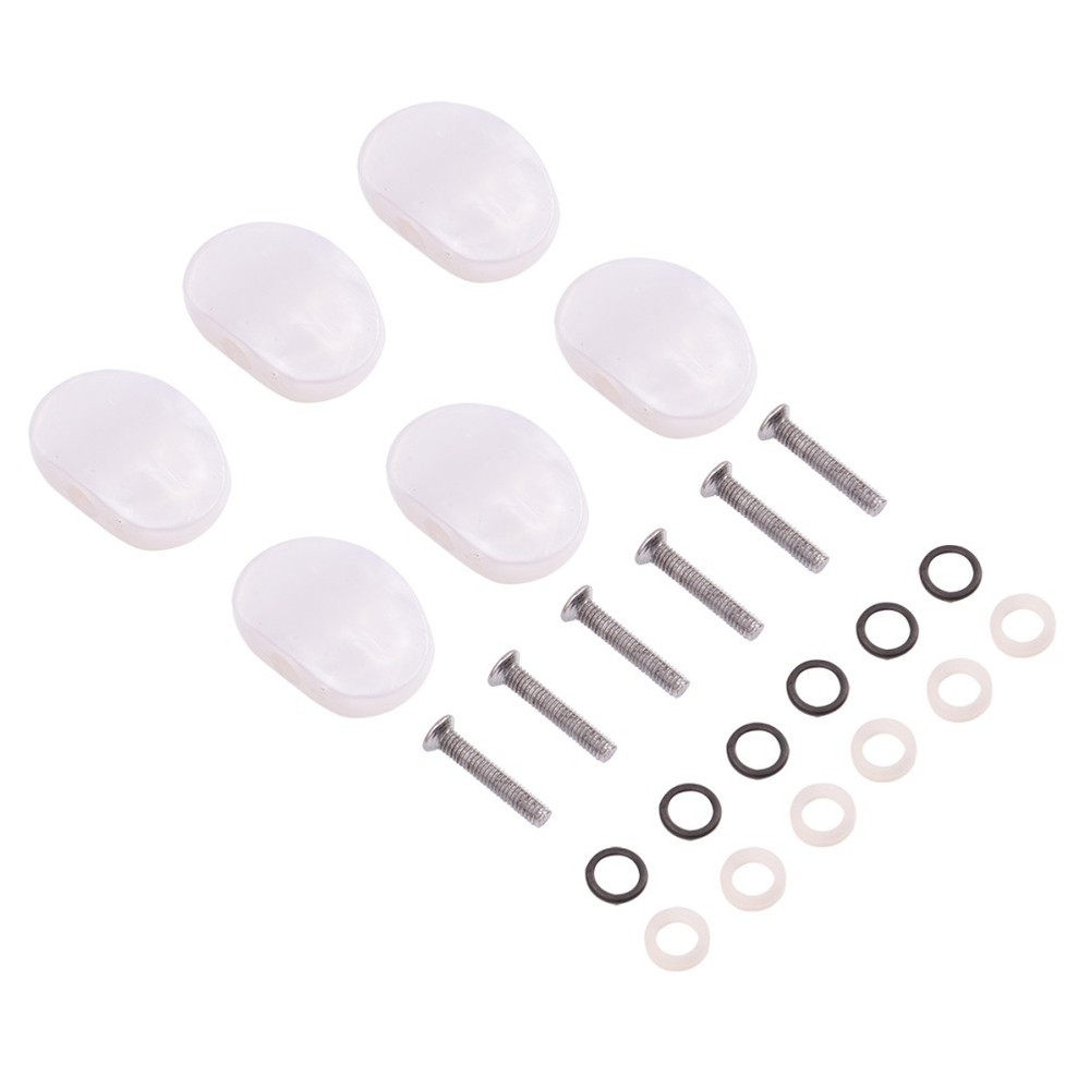 6 Pcs Electric Guitar Tuners Knobs Tuning Peg Button Replacement