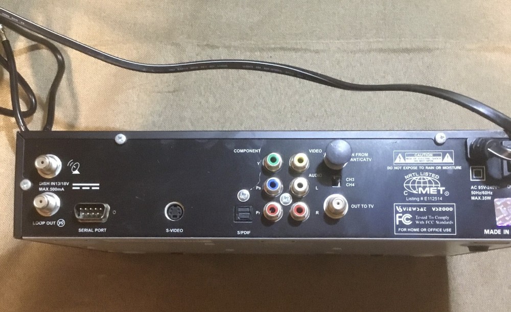 Viewsat VS2000 Ultra Digital Satellite Receiver (please fully read description)