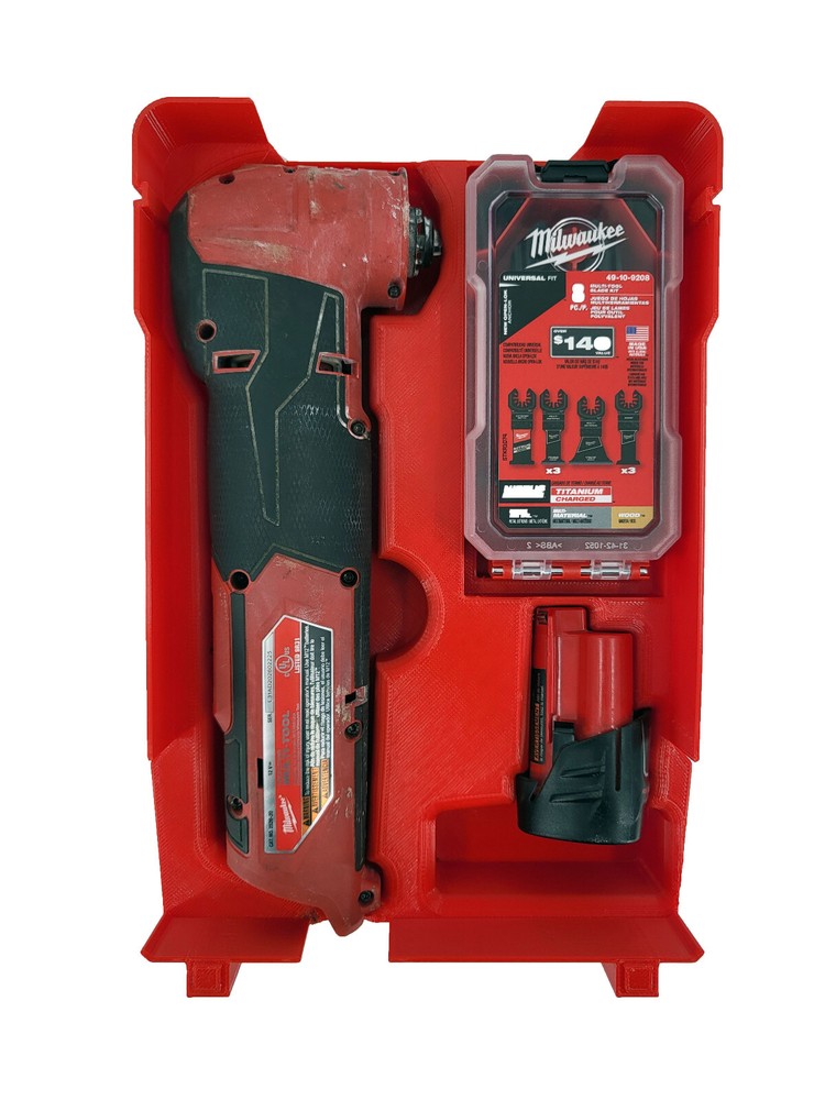 Milwaukee Packout Compact Compatible M12 Oscillating Multi Tool Tray Insert